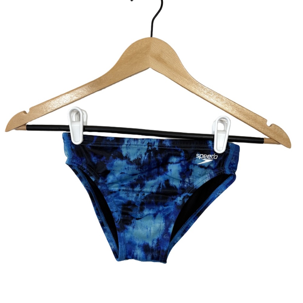 Speedo Endurance Blue Tie Dye Swim Briefs 26